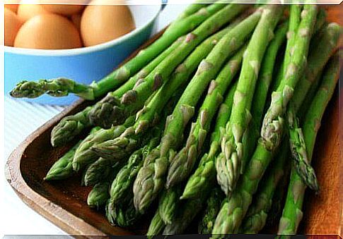 Asparagus high in negative calories.