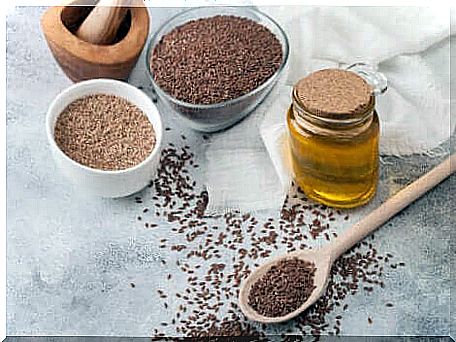 Flax seeds.