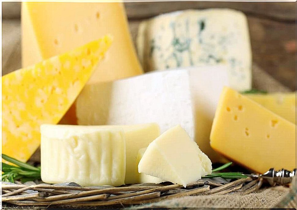 healthy processed foods: cheese