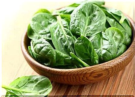 Spinach is a great source of vitamin E